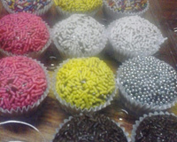 Brigadeiro branco de coco