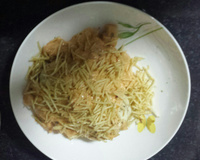 Batata recheada com estrogonofe e requeijão