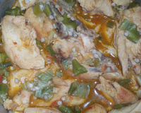 Frango com quiabo a minha moda