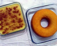 Bolo de milho (bagaço) e curau da vovó Rose