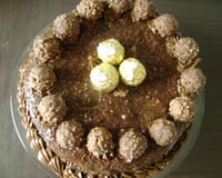 Bolo de Ferrero Rocher