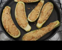 Abobrinha recheada supimpa