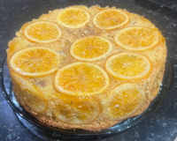 Bolo de laranja com casca