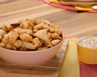 Já comeu pipoca que não é de milho? Descobri essa receita com frango e me apaixonei!