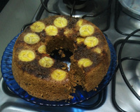 Bolo integral no micro-ondas