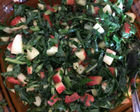 Salada simples e deliciosa de maçã