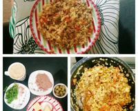 Risoto de atum light