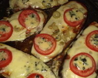 Berinjela tipo pizza