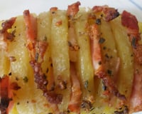 Batatas hasselback