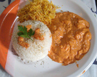 Estrogonofe de camarão