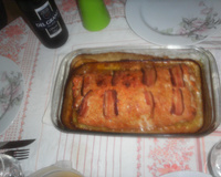 Rocambole fácil de frango