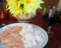 Estrogonofe de camarão