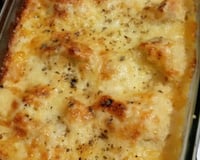 Couve-flor gratinada com carne moída