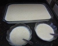 Arroz doce na panela de pressão