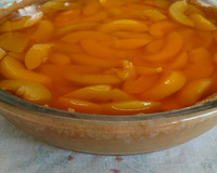 Torta gelada de pêssego da Bianca