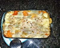 Lasanha simples de frango