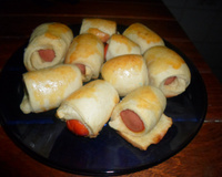 Enroladinho com salsicha