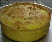 Quiche de frango com palmito