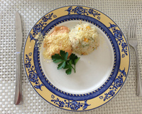 Risoto cremoso de frango