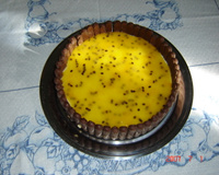 Torta mousse de maracujá