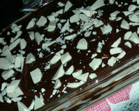 Pavê de baunilha e chocolate