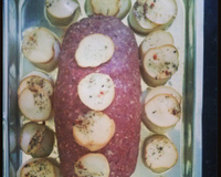 Rocambole de carne moída