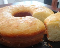 Bolo de arroz cru sem gluten