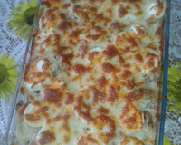 Escondidinho de atum e arroz integral