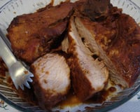 Pernil ao molho de cebola
