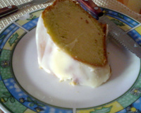 Bolo de gelatina de limão