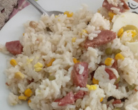 Arroz de panela de pressão da Josi