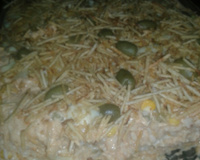 Arroz de forno com frango cremoso