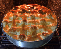 Torta de palmito com massa podre