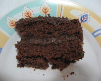 Bolo de chocolate delicioso