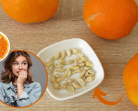 O que acontece se eu comer caroço de laranja?