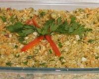 Farofa fria para churrasco