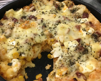 Torta de frango milho e requeijão