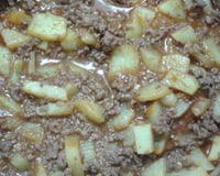 Carne moída com batata