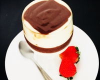 Mousse de chocolate e limão