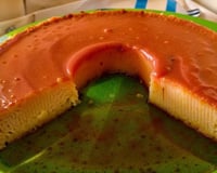 Pudim de pão com leite condensado