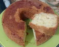 Bolo de maçã com canela