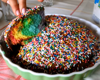 Bolo arco-Iris