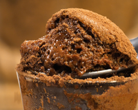 Minissuflê de chocolate