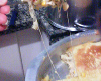 Torta de frango especial de liquidificador