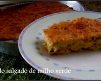 Bolo salgado de milho verde