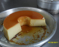 Pudim de leite ninho