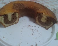 Bolo para café mesclado