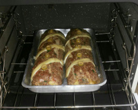 Rocambole de carne moída