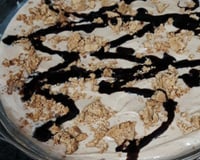 Pavê de pasta de amendoim delicioso 