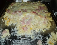 Macarrão cremoso com Frango